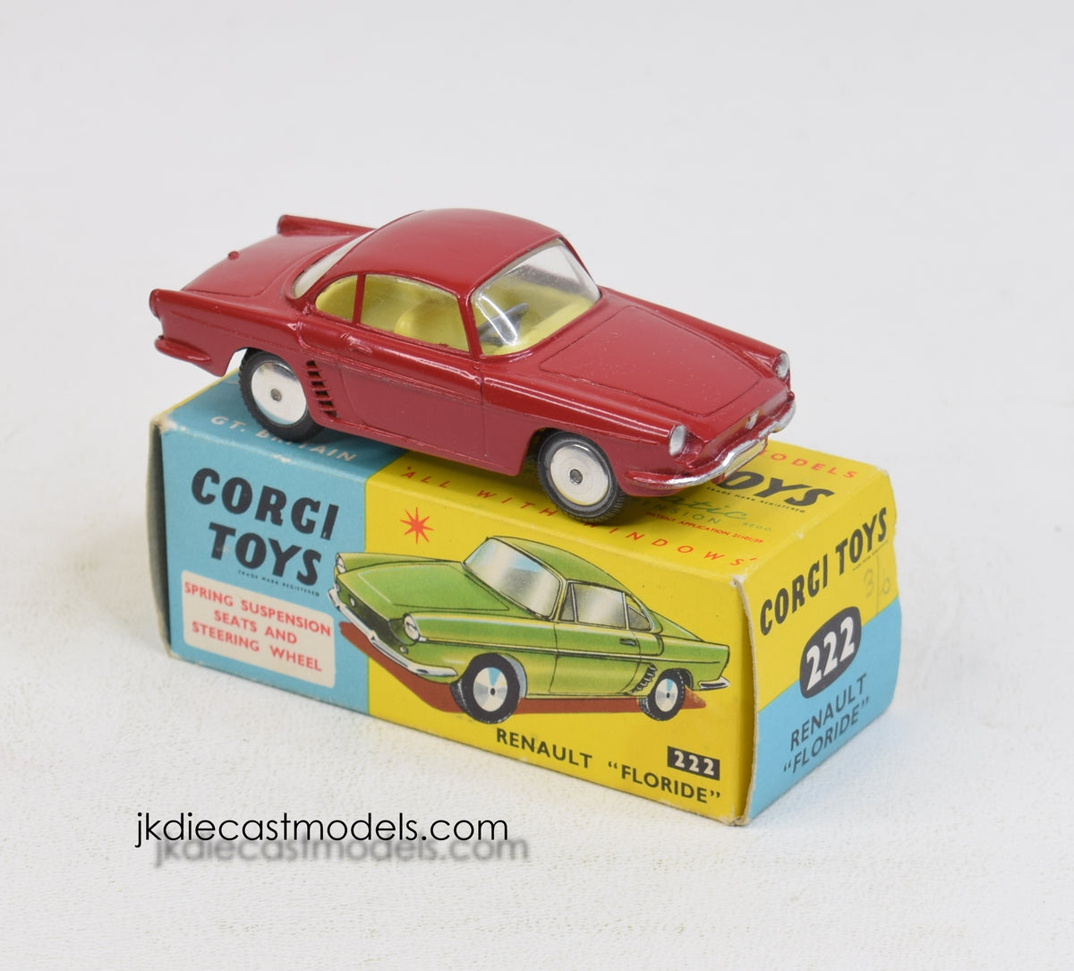 Corgi Toys 222 Renault Floride Virtually Mint/Boxed 'Avonmore' Collection