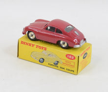 Dinky 182 Porsche 356A Coupe Virtually Mint/Boxed (light cerise) 'Lansdown Collection'