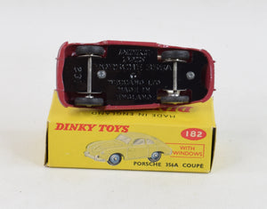 Dinky 182 Porsche 356A Coupe Virtually Mint/Boxed (light cerise) 'Lansdown Collection'