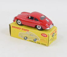 Dinky 182 Porsche 356A Coupe Virtually Mint/Boxed (Silver hubs) 'Lansdown Collection'