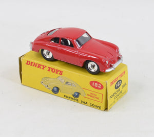 Dinky 182 Porsche 356A Coupe Virtually Mint/Boxed (Shiny spun  hubs) 'Lansdown Collection'