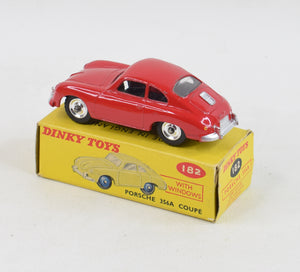 Dinky 182 Porsche 356A Coupe Virtually Mint/Boxed (Shiny spun  hubs) 'Lansdown Collection'