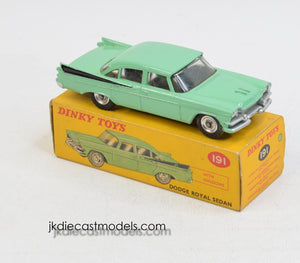 Dinky Toys 191 Dodge Royal Sedan Virtually Mint/Boxed (Matte basepate)