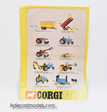1972 Corgi toys Catalogue (Featuring pre production versions)