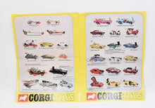 1972 Corgi toys Catalogue (Featuring pre production versions)