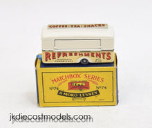 Matchbox Lesney 74 Mobile Canteen GPW/B4 Virtually Mint/Boxed 'Dryden' Collection