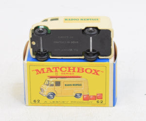 Matchbox Lesney 62 TV Service van Mint/Lovely box 'Dryden' Collection
