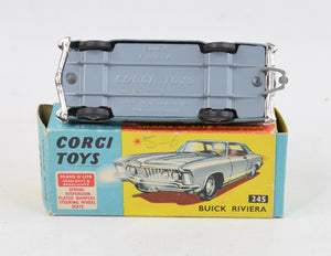 Corgi toys 245 Buick Riviera Virtually Mint/Boxed (Met Green with wire style hubs) 'Weslake Collection'