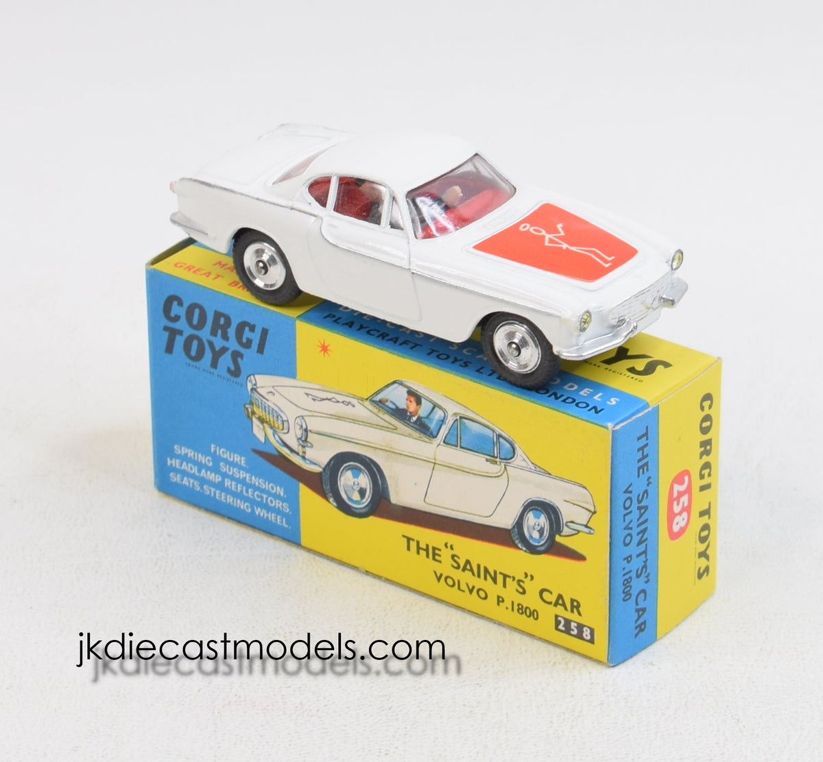 Corgi Toys 258 'Saint' P1800 Virtually Mint/Nice box  ''The Winchester Collection''
