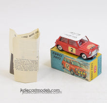 Corgi toys 321B.M.C Mini Cooper 'S' Virtually Mint/Boxed  ''The Winchester Collection''