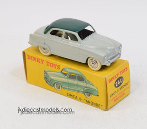 French Dinky Toys 24u  Simca 9 'Aronde' Virtually Mint/Boxed