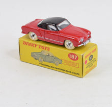 Dinky Toys 187 VW Karmann Ghia Virtually Mint/Very rare picture box