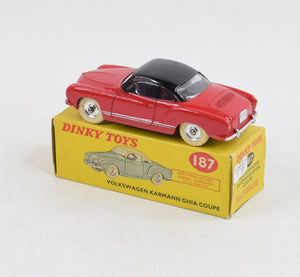 Dinky Toys 187 VW Karmann Ghia Virtually Mint/Very rare picture box