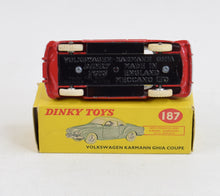 Dinky Toys 187 VW Karmann Ghia Virtually Mint/Very rare picture box