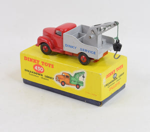 Dinky Toys 430 Commer Breakdown Virtually Mint/Boxed (Red ridged hubs)