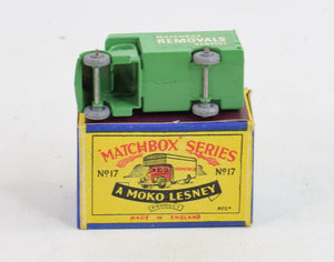 Matchbox Lesney 17 Removal van MW/B1Virtually Mint/Nice box