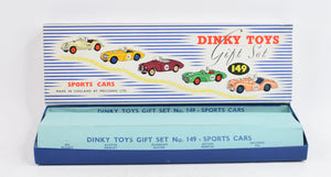 Dinky toys 149 Sports Car Gift set Virtually Mint/Nice box