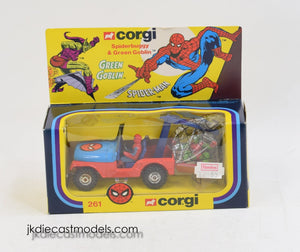 Corgi 261 Spider-Man Spiderbuggy & Green Goblin Mint/Nice box 'Kensington' Collection