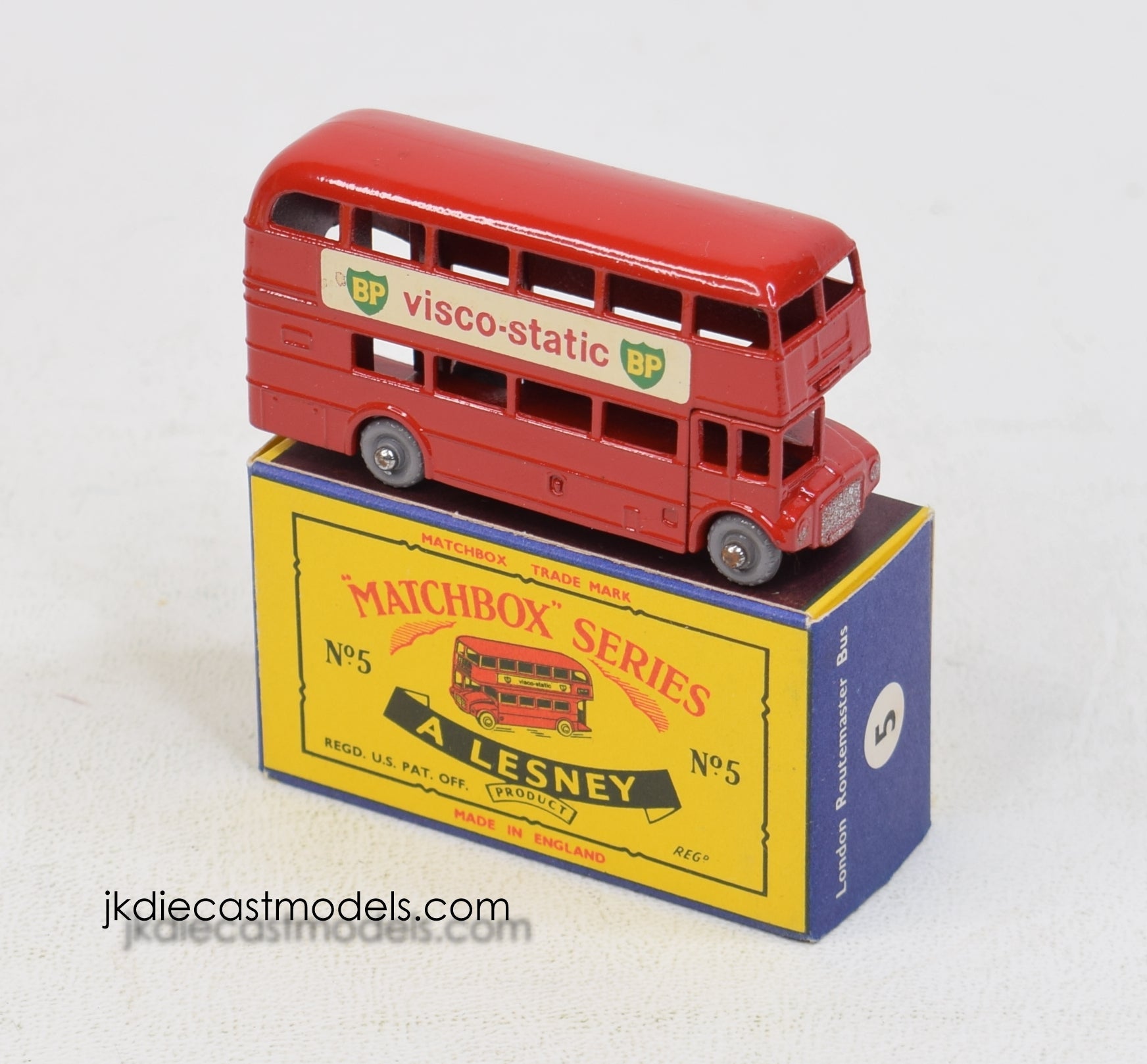 ミニカー MATCHBOX No.5 LONDON BUS Lot 1431 - A Matchbox Lesney No. 5 Routemaster London