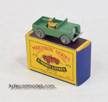 Matchbox Lesney 12 Land Rover RW/B1 box Virtually Mint/Lovely box