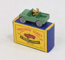 Matchbox Lesney 12 Land Rover RW/B1 box Virtually Mint/Lovely box
