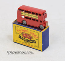 Matchbox Lesney 5 London Bus RW/B1 Virtually Mint/Boxed