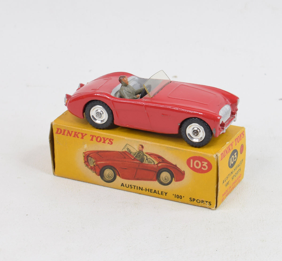 Dinky 103 Austin Healey Civilian Very Near Mint/Boxed (Spun hubs) 'Stockbridge Collection' Part 2