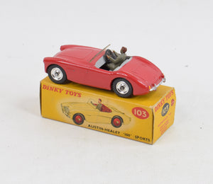 Dinky 103 Austin Healey Civilian Very Near Mint/Boxed (Spun hubs) 'Stockbridge Collection' Part 2