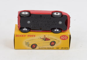 Dinky 103 Austin Healey Civilian Very Near Mint/Boxed (Spun hubs) 'Stockbridge Collection' Part 2