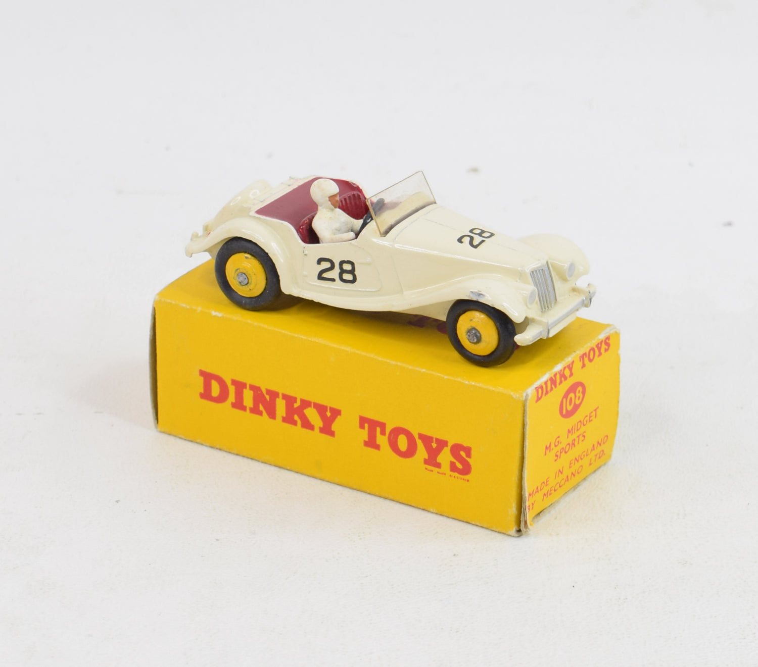 Dinky toys 108 M.G Midget Sports Very Near Mint/Boxed 'Stockbridge Collection' Part 2