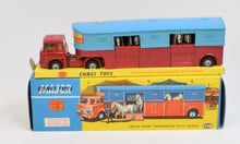 Corgi toys 1130 Chipperfields Horse transporter Virtually Mint/Nice box (Cast hubs)