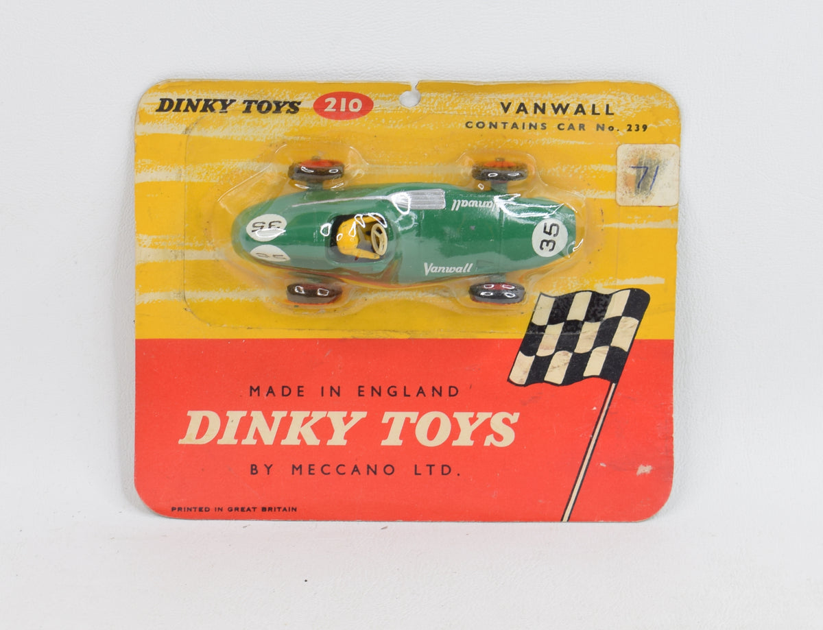 Dinky Toys 210 Vanwall M.O.C (red cast hubs) 'Stockbridge Collection' Part 2