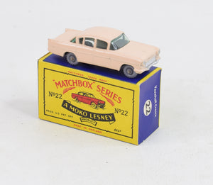 Matchbox Lesney 22 Vauxhall Cresta Virtually Mint/Lovely box