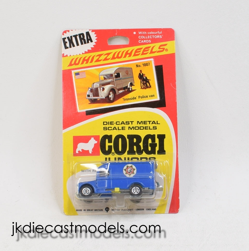 Corgi Juniors 1007 Ironside Police van Mint/Lovely card/blister – JK ...