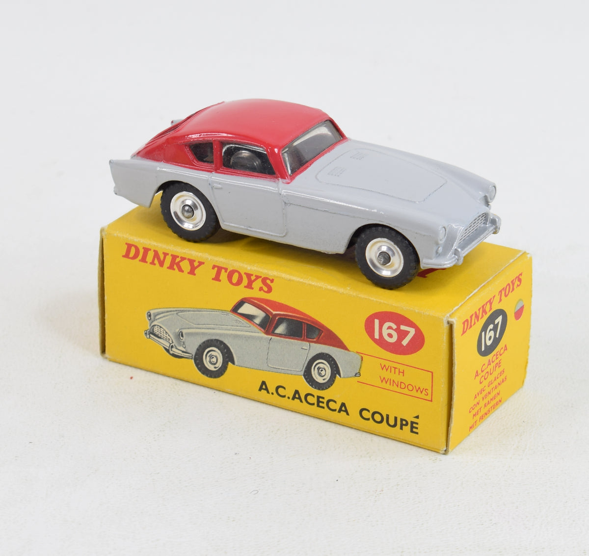 Dinky Toys 167 A.C Aceca Virtually Mint/Nice box 