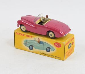 Dinky toy 101 Sunbeam Alpine Virtually Mint/Boxed "The West London Collection"