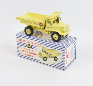 Dinky toys 965 Euclid Dump Truck Virtually Mint/Nice box