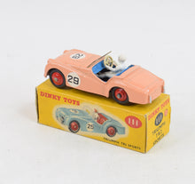 Dinky toys 111 Triumph Tr2 Virtually Mint/Boxed 'Stockbridge Collection'