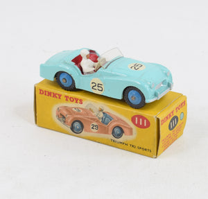 Dinky toys 111 Triumph Tr2 Very Near Mint/Boxed 'Stockbridge Collection'