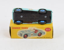 Dinky toys 111 Triumph Tr2 Very Near Mint/Boxed 'Stockbridge Collection'