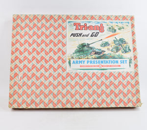 Tri-ang Minic Push & Go Army presentation set Virtually Mint/Nice box