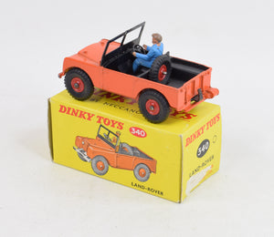 Dinky toy 340 Land-Rover Virtually Mint/Boxed (Black interior)