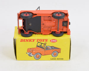 Dinky toy 340 Land-Rover Virtually Mint/Boxed (Black interior)