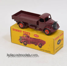 Dinky toys 412 Austin Wagon Virtually Mint/Nice box (Dark maroon)