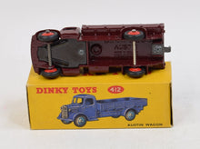 Dinky toys 412 Austin Wagon Virtually Mint/Nice box (Dark maroon)