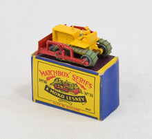 Matchbox Lesney 18 Bulldozer B1 box Virtually Mint/Boxed