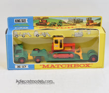 Matchbox King Size K-17 Low loader & bulldozer Virtually Mint/Nice box