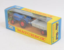 Matchbox King Size K-11 Fordson & Trailer Virtually Mint/Nice box