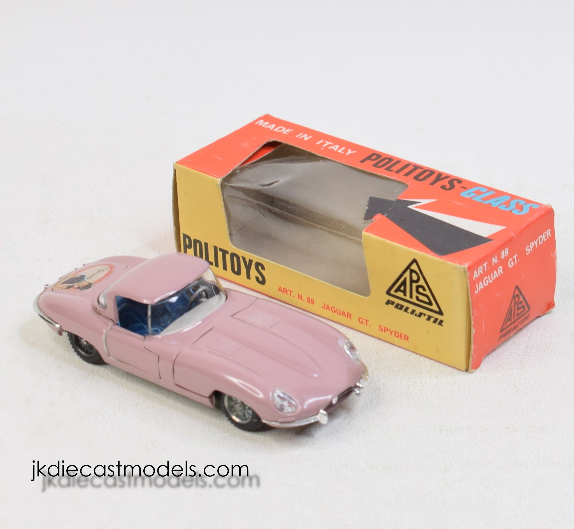POLITOYS ALFA ROMEO Giulietta Spider Premier Type MIB 1/41 N.27 Italie POLITOYS ALFA ROMEO Giulietta Spider Premier Type MIB 1/41 N.27 Italie