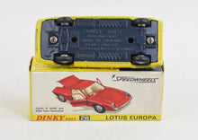 Dinky toy 218 Lotus Europa Virtually Mint/Nice box